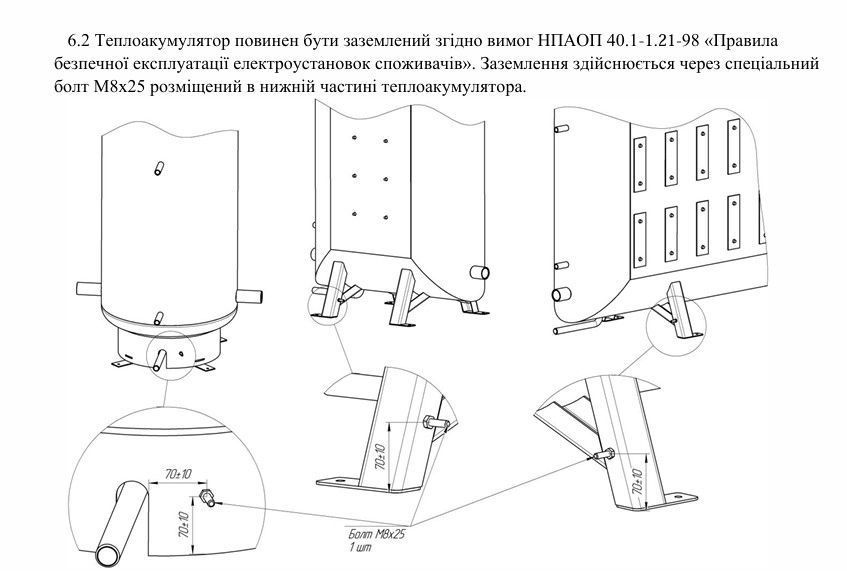 Плоский теплоаккумулятор Altep ТАП 1в 1500 л (0&deg;, 180&deg;) с верхним теплообменником 10143 фото