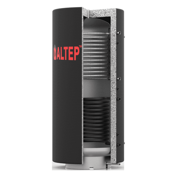Теплоакумулятор Altep ТА1в 800 л (0 &deg;, 90 &deg;, 180 &deg;) з верхнім теплообмінником 10129 фото